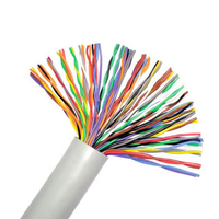 Câble téléphonique multipaire Cat3 pour communication intérieure, 25, 50, 100, 200 paires, grand logiciel logarithmique, pour usine