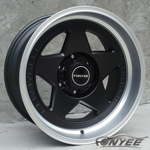 Fonyee สำหรับ Black RHINO 4x4 Off Road 17 <span class=keywords><strong>18</strong></span>นิ้ว9 J 6X139.7 CB 110.1จานลึกเว้า5พูด6หลุมล้อรถยนต์ขอบ - Product Image 2