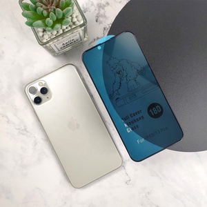 Protector de Pantalla de Vidrio Templado 18D Airbag Shockproof King Kong para iPhone 13 14 15 Pro, Privacidad IMEX <span class=keywords><strong>SHIELD</strong></span> - Product Image 3