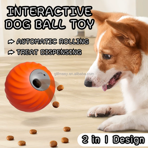 Jouets interactifs pour chiens 2 en 1, distributeur automatique de friandises pour chiens, jouet à roulettes pour garder vos chiens occupés - Product Image 2