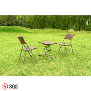 <strong>Low</strong> Prices Outdoor <strong>Table</strong> and Chair Modern Folding Portable Rattan Design <strong>Garden</strong> <strong>Table</strong> and Chair Set - Product Image 5