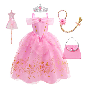 Carnevale festa di Halloween travestimento di compleanno costumi per TV e film principessa Bella Elsa vestito ragazze Rapunzel <span class=keywords><strong>Cosplay</strong></span> - Product Image 1