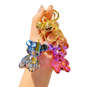 <span class=keywords><strong>Portachiavi</strong></span> a Forma <span class=keywords><strong>di</strong></span> Orsetto Carino, Trend Cartoon 3D, Ciondolo Anime per Auto e Borse, Idea Regalo - Product Image 1