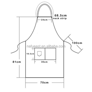 Delantal impermeable con 2 bolsillos <span class=keywords><strong>para</strong></span> dibujo <span class=keywords><strong>de</strong></span> barbacoa, estampado personalizado, <span class=keywords><strong>para</strong></span> peluquería, chef, cocina, Impresión <span class=keywords><strong>de</strong></span> seda DTF DTG - Product Image 6