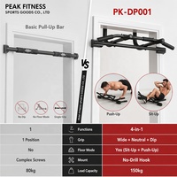 Barre de traction horizontale multifonctionnelle en acier pour porte, équipement de fitness portable pour hommes et femmes, sans perçage