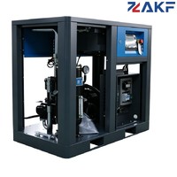 Compresseur d'air à vis à vitesse fixe ZAKF 30KW 40HP IP55 pour machine CNC, découpe laser, métallurgie, emballage, industrie textile