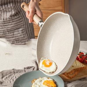 Maifan Stone Nonstick <b>Frying</b> <b>Pan</b> 32Cm <b>Induction</b> Compatible Egg <b>Pan</b> For Household Cooking - Product Image 1