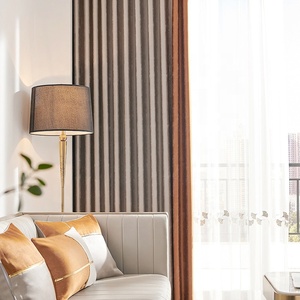 Jacquard Glitter <span class=keywords><strong>tende</strong></span> oscuranti <span class=keywords><strong>tende</strong></span> di lusso per il soggiorno ricami tenda dorata - Product Image 5