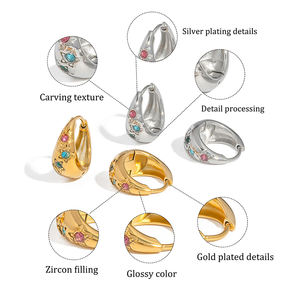 Ciondoli personalizzati orecchini collana bracciale gioielli su misura per oro placcato 14k 18K acciaio inox - Product Image 6