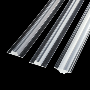 Quang <span class=keywords><strong>LED</strong></span> khuếch tán trong suốt PMMA tuyến tính ống kính cho <span class=keywords><strong>LED</strong></span> Strip ánh sáng hồ sơ kênh khuếch tán Bìa quang <span class=keywords><strong>led</strong></span> ống kính - Product Image 4