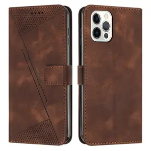 Luxury Cellphone Case For iPhone 14 13 12 11 Leather Wallet Phone Accessories For iPhone 15