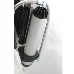 Compresseur d'air à piston silencieux sans huile 750W 40L 1HP avec sécheur d'air, moteur et pompe portables pour équipement de laboratoire dentaire vertical - Product Image 5