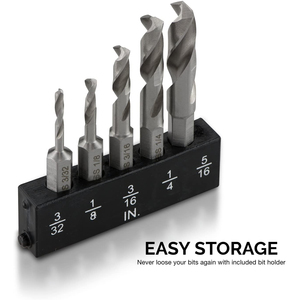 1/4" Quick Change Hex Shank/M2 High Speed Steel <strong>Drill</strong> Bit for Quick Change Chucks and Drives - Product Image 3