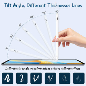 YKS Nouveau Stylet Tactile Intelligent de 2ème Génération Blanc avec Rejet de la Paume <span class=keywords><strong>pour</strong></span> <span class=keywords><strong>Apple</strong></span> <span class=keywords><strong>Ipad</strong></span> - Product Image 5
