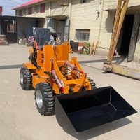 Multifunktionaler Kleiner Diesel-Lader Wartungsarmer Mini-Radlader für Landschaftsbau Landwirtschaft Kurzdistanz-Transport