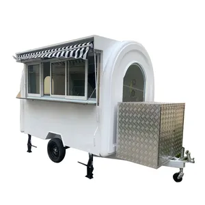 Popular food cart cooking trailer kiosk/snow cone trailer/ice cream bicycle