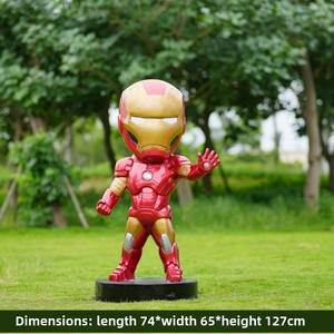 Escultura de Héroes de <span class=keywords><strong>Marvel</strong></span>, Adorno Navideño para Exteriores con Figuras de Spider-Man, Iron Man y Hulk, de Resina de Fibra de Vidrio para Interiores/Exteriores - Product Image 5