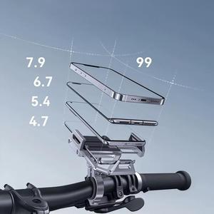 Support de navigation portable pour moto et vélo en alliage d'aluminium antichoc avec fixation manuelle pour <span class=keywords><strong>téléphone</strong></span> portable - Product Image 3