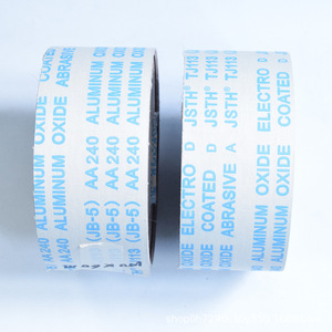 Rouleau de papier abrasif 10 cm x 60 m, oxyde d'aluminium, toile abrasive pour le polissage des métaux - Product Image 4