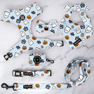 Conjunto de arnés y correa para collar de perro, accesorio personalizado para mascotas, juego de 6 unidades - Product Image 3