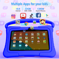 Nouvelle tablette PC Android 7 pouces avec écran capacitif, processeur quadricœur 1,8 GHz, 2 Go de mémoire, Wi-Fi, USB Type-C, pour une utilisation éducative pour les enfants
