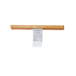 Bamboo Order <b>Clip</b> Kitchen Takeout Holder 40cm 50cm 58cm No Drilling Required Easy Cleaning - Product Image 5