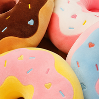 Coussin de sol géant en peluche en forme de donut, super doux, écologique, pour enfants, idéal pour la sieste et la salle de jeux à la maison
