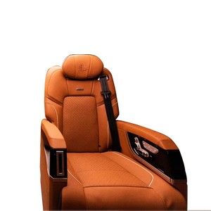 Asiento de Cuero Giratorio Eléctrico de Lujo VIP con Calefacción, Masaje y Carga Inalámbrica para RV, MPV, VAN, Campervan, Limusina, Sprinter, Vito - Product Image 1