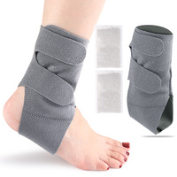 Attelle de cheville thermique de compression et de soutien pour le cyclisme en extérieur, le basketball, le badminton - Protection de la cheville en tissu DERON, fabriquée en Chine