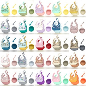 Juego <span class=keywords><strong>de</strong></span> Platos y Cucharas <span class=keywords><strong>de</strong></span> Silicona para Bebés, Babero <span class=keywords><strong>de</strong></span> Aprendizaje, Colorido, Ecológico, Personalizable con Logotipo OEM/ODM, Precio <span class=keywords><strong>de</strong></span> Fábrica - Product Image 6