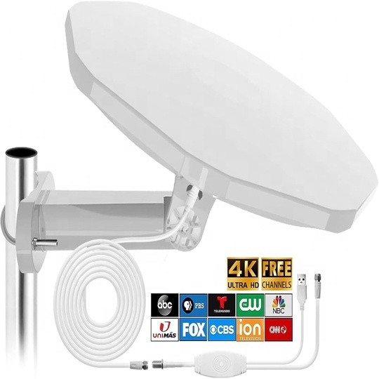 ANNXIN Omni Directional WIFI Digital HD TV Antenna Outdoor IP67 Waterproof 9dBi Gain 360 Long Range for Smart TV