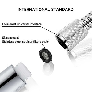 Doccetta con Cinque Modalità di Spruzzo, Ugelli Anti-Intasamento in Acciaio Inox per Installazione in Bagni Commerciali e Alberghieri - Product Image 5