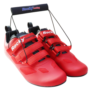 Newly design Red colorways 3 <b>Velcro</b> <b>straps</b> OEM custom logo durable TPU sole Unisex outdoor rowing shoes for rowing training - Product Image 1