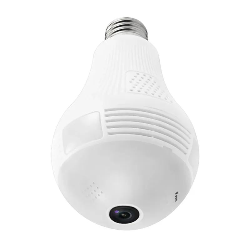 V380 Cloud Storage 1.3MP Wifi Bulb Lamp Camera H.265 Wireless Panoramic 360 Camera Lamp Bulb