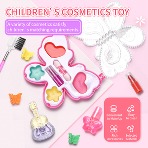 Ragazze bellezza finta gioca giocattoli Non tossici pelle amichevole giochi di trucco di simulazione della ragazza scatola cosmetica giocattolo per i bambini - Product Image 4