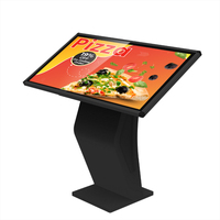 Pantalla táctil de paisaje de 55 pulgadas, pantalla de publicidad LCD, máquina de reproductor de vídeo, Monitor táctil para Wayfinding