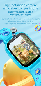 Montre connectée pour enfants M03 avec écran étanche de 1,8 pouces, jeux de puzzle, caméra, enregistrement vidéo, grande batterie, montre connectée pour enfants avec lampe torche LED - Product Image 6