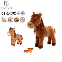 Uyeah OEM/ODM Peluches personnalisées douces d'animaux sauvages (cheval, chameau), jouets en peluche, porte-clés, poupées, cadeaux, vente en gros