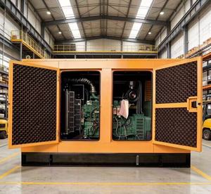 Generador de Gas Silencioso de GNC, GLP y GN para Granjas y Fábricas, Energía de Respaldo, Arranque Automático, Control Remoto, ISO CE 15KW 30KW 50KW 80KW 150KW - Product Image 1