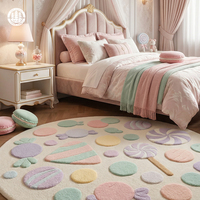 Tapis de jeu pour enfants, tapis de sol en peluche de haute qualité, écologique, antibactérien, fait main, petit tapis moderne pour chambre à coucher, PET