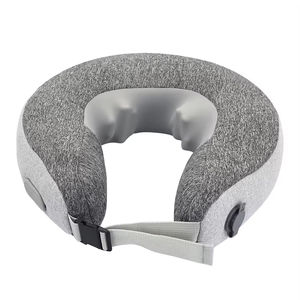 Oreiller de voyage électrique chauffant pour le cou avec fonction de massage, en mousse à mémoire de forme, pour soulager les douleurs cervicales, idéal pour l'avion - Product Image 3
