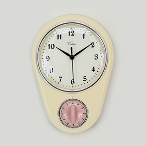 Vintage Quartz Time Timer Wall <b>Clock</b> for Kitchen Room Decor - Product Image 5