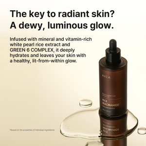 Sérum à la niacinamide AVCA Rice 100 ml, éclat lumineux, hydratant léger, soin du visage coréen pour femmes, durée de conservation de 3 ans - Product Image 5