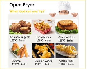 Friggitrice Elettrica Professionale Chefwin 9L 6KW da Banco con Doppio Cestello per Friggere Pollo - Product Image 4