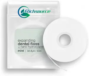 2024 new vegan Dental Floss nylon fluffy expanding dental floss deep clean dental floss