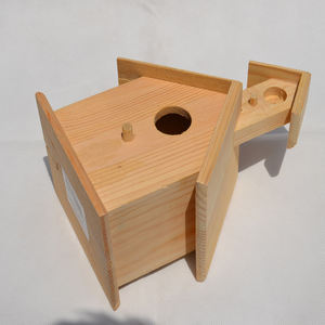 Nido de Pájaro para mascotas de madera cruda personalizada de fábrica para uso en exteriores - Product Image 4