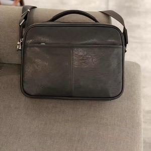 Borsa a Tracolla Vintage in Pelle Bovina di Prima Qualità per Uomo, Piccola Borsa Orizzontale per <span class=keywords><strong>iPad</strong></span>, Borsa a Mano Retrò per Uso Quotidiano e Business - Product Image 1