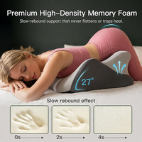 Oreiller ergonomique en mousse à mémoire de forme avec housse amovible pour couple, idéal pour la lecture et le sommeil (Kamasutra)
