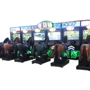 Hot Selling Amusement Park Equipment Coin Operated Gogo Jockey Simulation Horse Riding Arcade Game Machine