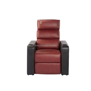 LEADCOM Sièges de théâtre en <span class=keywords><strong>cuir</strong></span> commerciaux LS-818 cinéma Vip canapé inclinable chaise de salle de cinéma chaise de cinéma vip électrique - Product Image 2